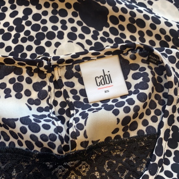 CAbi blue and white polkadot tank Jot Top - Picture 10 of 11